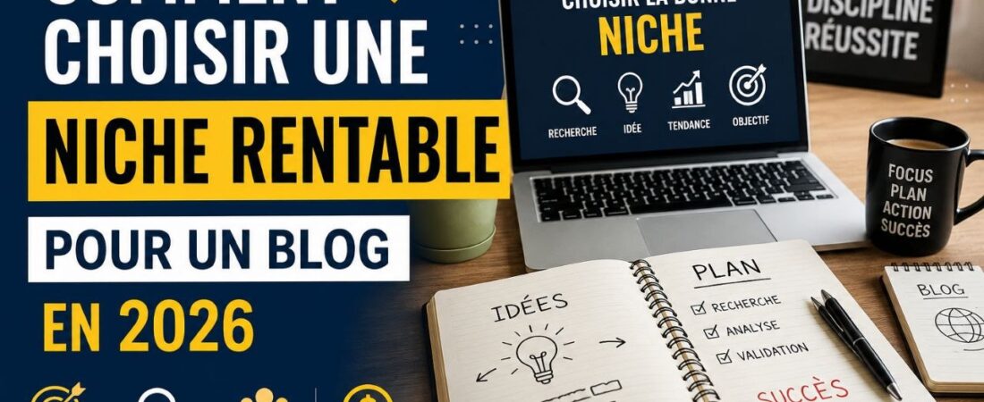 Comment choisir une niche rentable pour un blog en 2026 : Guide ultime