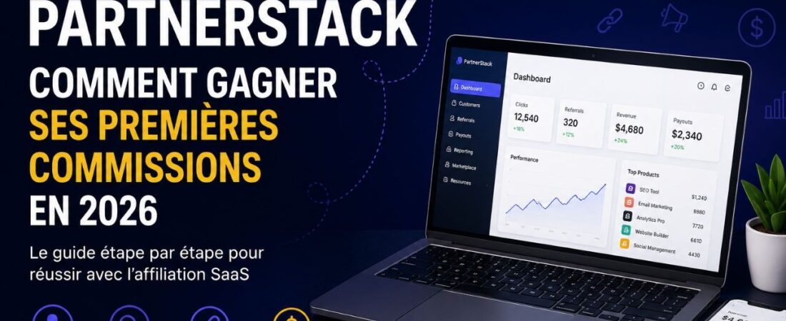 Guide complet de PartnerStack : comment gagner ses premières commissions en 2026