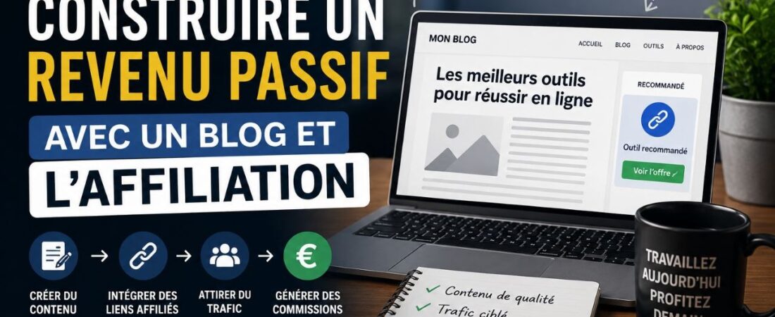 Comment construire un revenu passif avec un blog et l’affiliation :