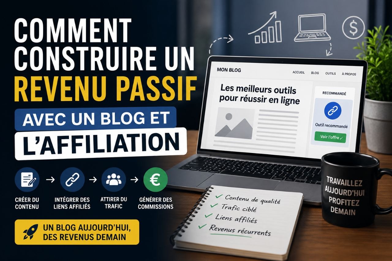 Comment construire un revenu passif avec un blog et l’affiliation :